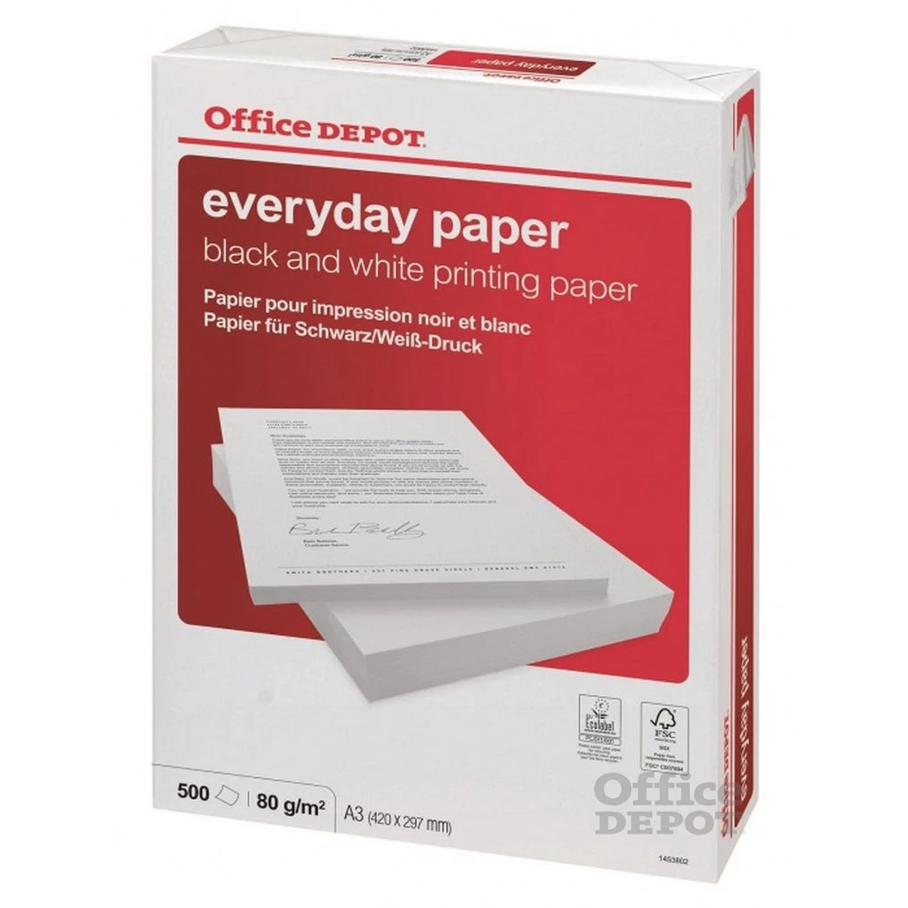 Office Depot Everyday A3 80g másolópapír
