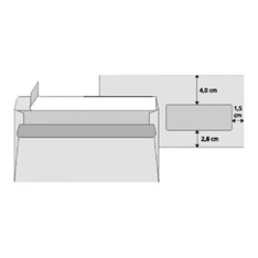 Office Depot LA4 szilikonos jobb ablakos 25db boríték Office Depot LA4 szilikonos jobb ablakos 25db boríték