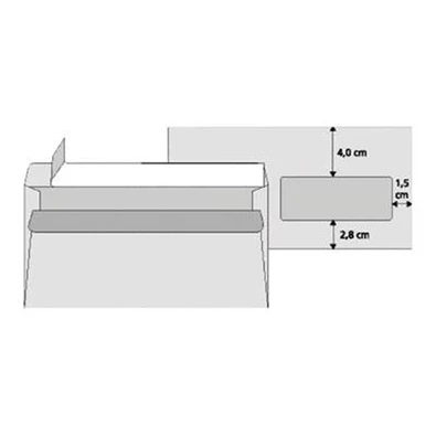 Office Depot LA4 szilikonos jobb ablakos 25db boríték Office Depot LA4 szilikonos jobb ablakos 25db boríték