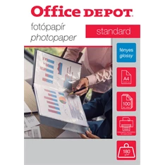 Office Depot Standard A4 180g fényes 100db fotópapír Office Depot Standard A4 180g fényes 100db fotópapír