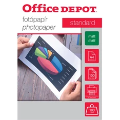 Office Depot Standard A4 180g matt 100db fotópapír Office Depot Standard A4 180g matt 100db fotópapír