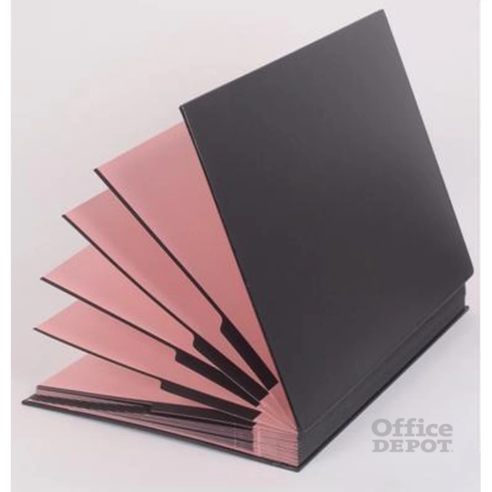 Office Depot fekete aláírókönyv