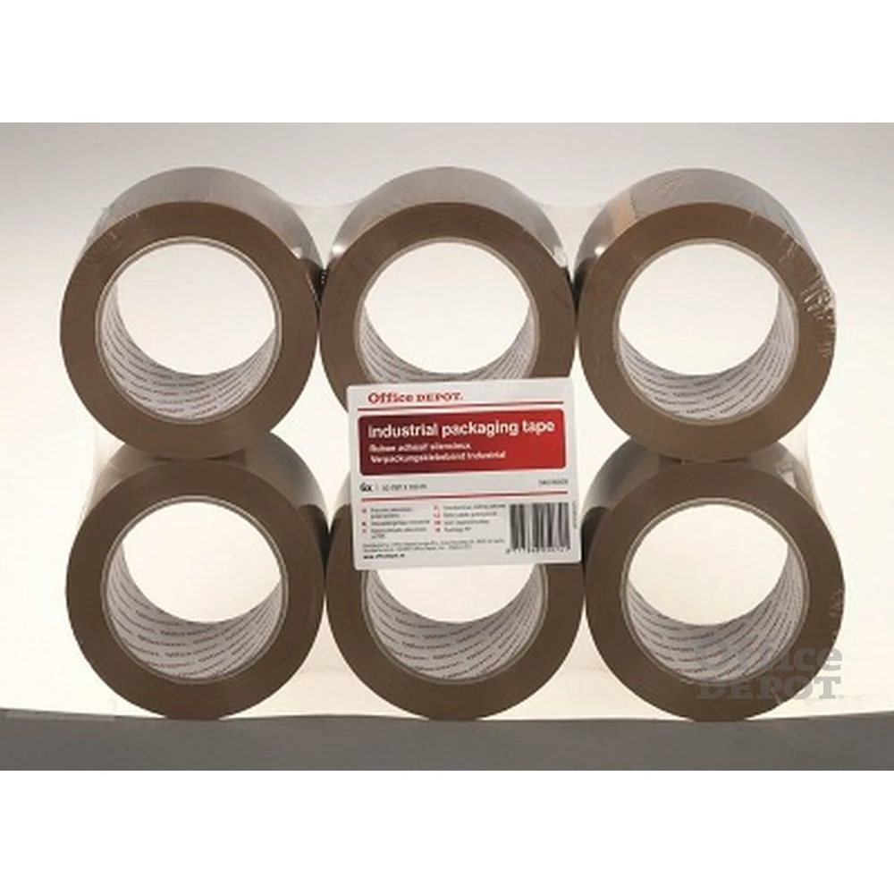 Office Depot 48mmx100m ipari 6db-os barna csomagzáró szalag