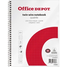 Office Depot A5+ lefűzhető spirálfüzet