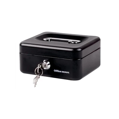 Office Depot mini fekete pénzkazetta Office Depot mini fekete pénzkazetta