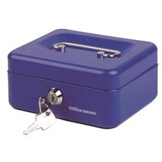 Office Depot mini pénzkazetta kék Office Depot mini pénzkazetta kék