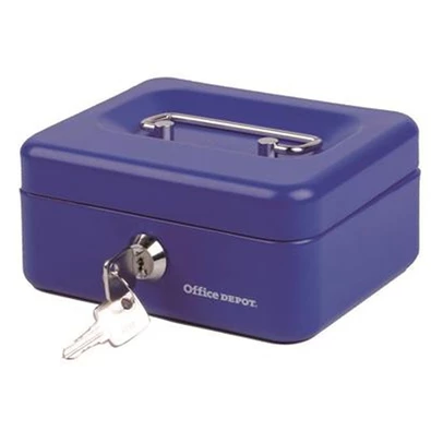 Office Depot mini pénzkazetta kék Office Depot mini pénzkazetta kék