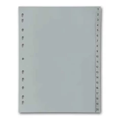 Office Depot A4 1-20 műanyag regiszter