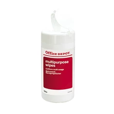 Office Depot 100db/cs nedves tisztító kendő