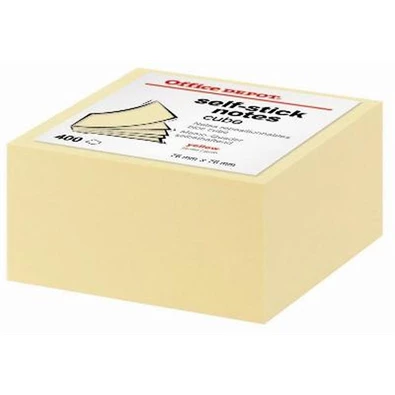 Office Depot 76x76mm öntapadó sárga kockatömb 400lap Office Depot 76x76mm öntapadó sárga kockatömb 400lap
