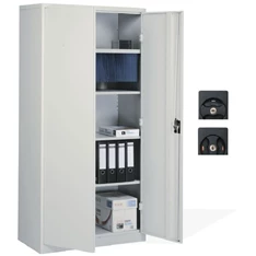Office Pro KS 195 szürke univerzális irodai fémszekrény Office Pro KS 195 szürke univerzális irodai fémszekrény
