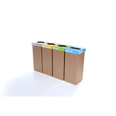 Office környezetbarát szelekt. kuka műanyaghoz sárga tető Office környezetbarát szelekt. kuka műanyaghoz sárga tető
