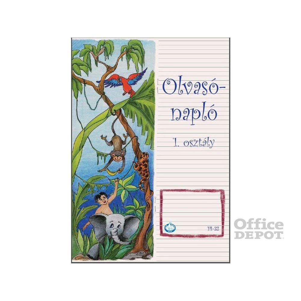 Olvasónapló A5 14-32 1.osztályos füzet