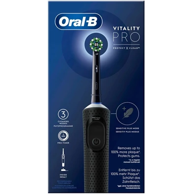 Oral-B D103 Vitality fekete elektromos fogkefe Oral-B D103 Vitality fekete elektromos fogkefe