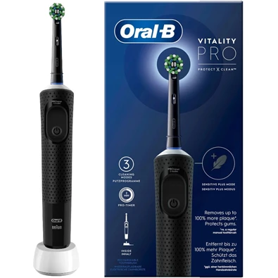 Oral-B D103 Vitality fekete elektromos fogkefe Oral-B D103 Vitality fekete elektromos fogkefe
