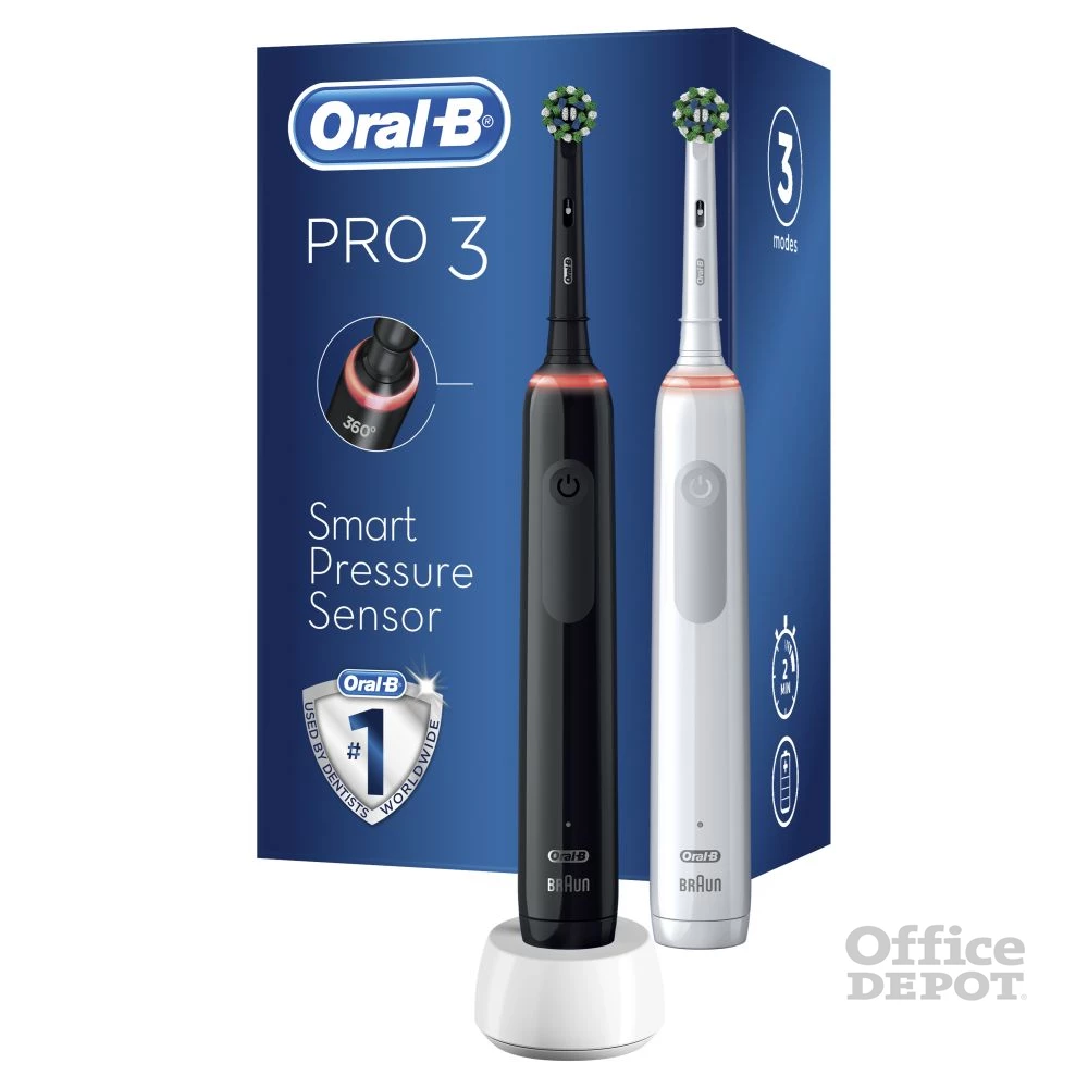 Oral-B Pro 3 3900 Duo 2 db-os elektromos fogkefe szett