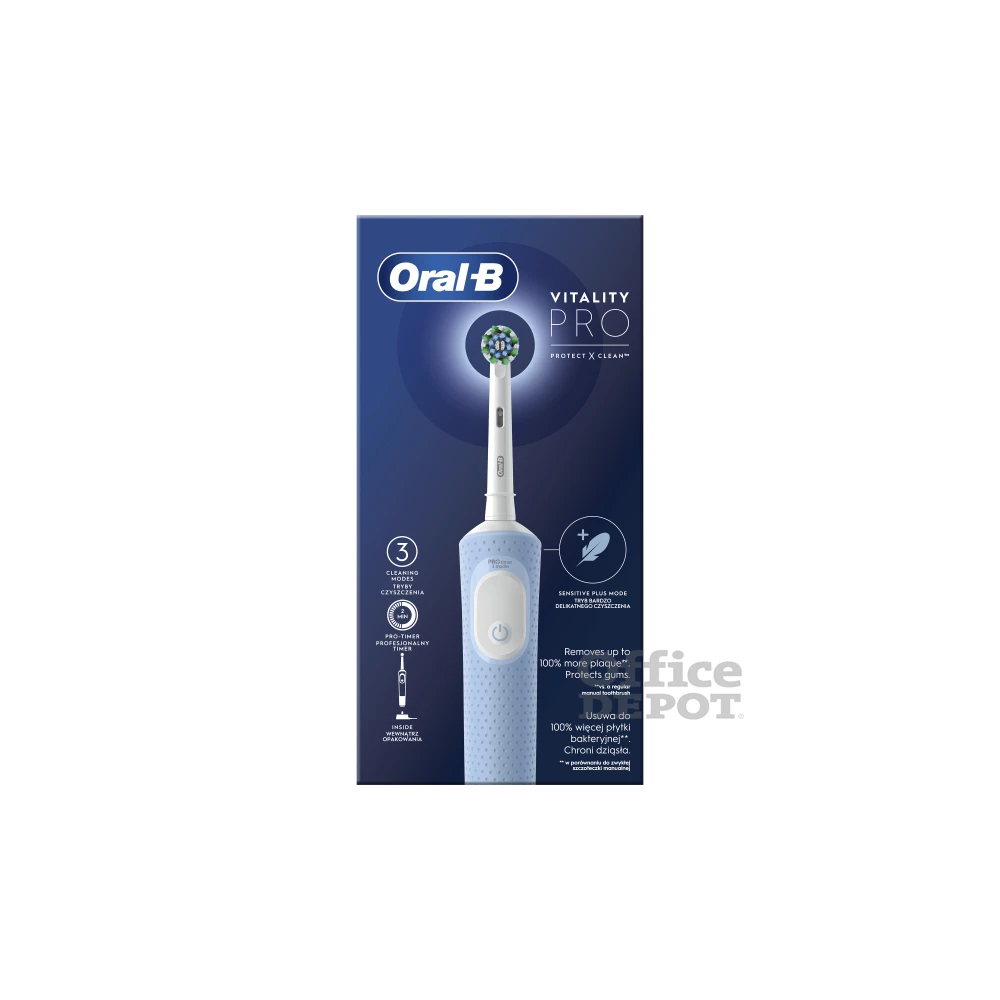 Oral-B Vitality Pro Protect X Clean Vapor Blue elektromos fogkefe
