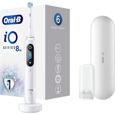 Oral-B iO Series 8 alabástromfehér elektromos fogkefe Oral-B iO Series 8 alabástromfehér elektromos fogkefe