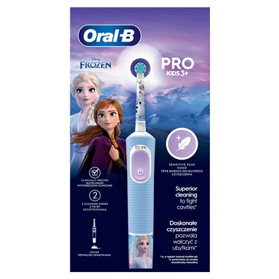 Oral-B D103 Vitality PRO Jégvarázs gyerek elektromos fogkefe Oral-B D103 Vitality PRO Jégvarázs gyerek elektromos fogkefe