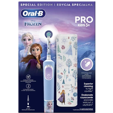 Oral-B D103 Vitality PRO jégvarázs gyerek elektromos fogkefe tokkal Oral-B D103 Vitality PRO jégvarázs gyerek elektromos fogkefe tokkal
