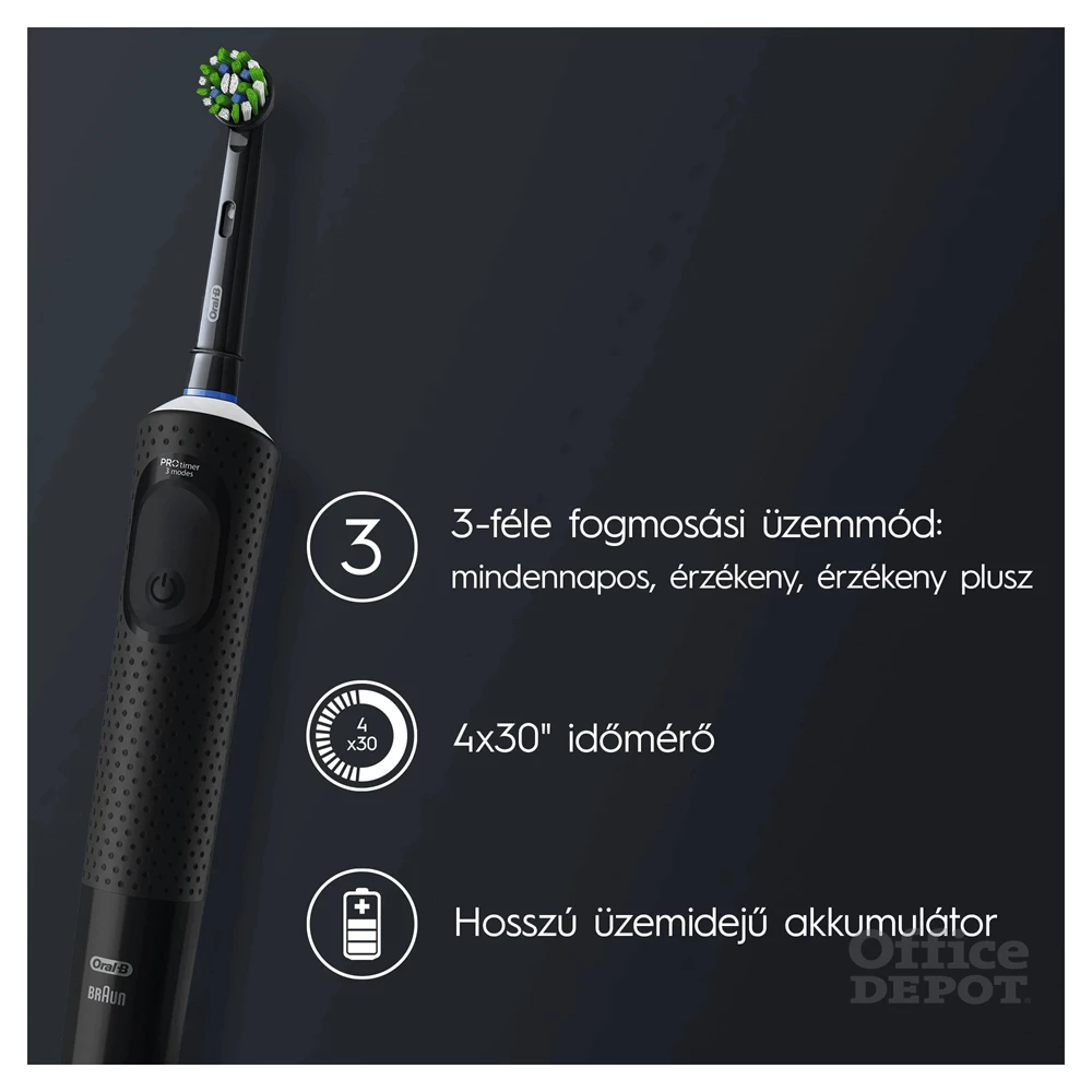 Oral-B D103 Vitality fekete elektromos fogkefe