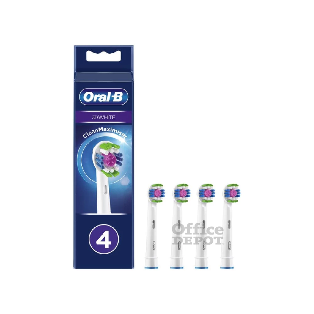Oral-B EB18-4 3D White 4 db-os elektromos fogkefe pótfej szett