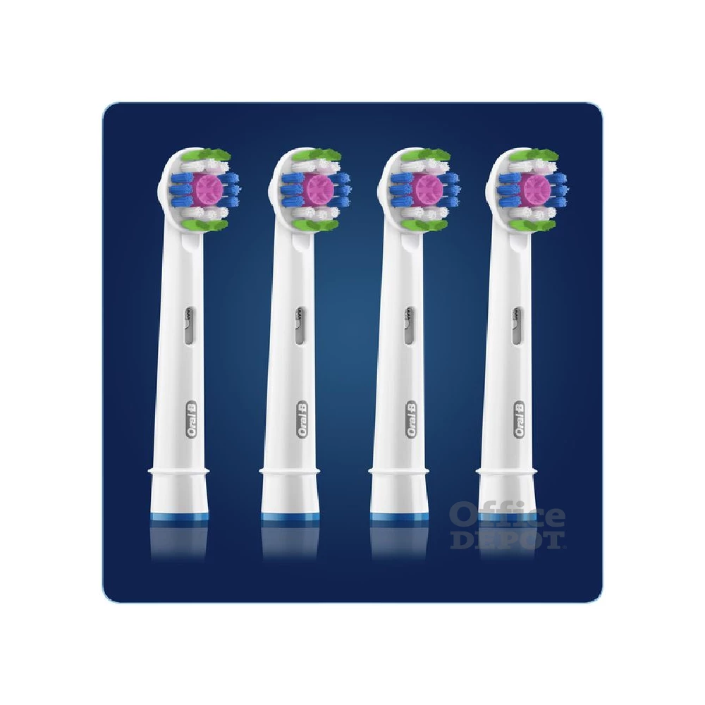 Oral-B EB18-4 3D White 4 db-os elektromos fogkefe pótfej szett