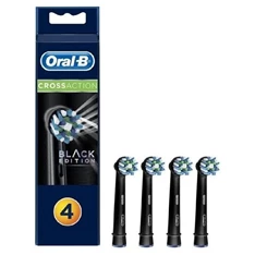 Oral-B EB50BK-4 Cross Action Black 4 db-os elektromos fogkefe pótfej szett Oral-B EB50BK-4 Cross Action Black 4 db-os elektromos fogkefe pótfej szett