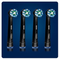 Oral-B EB50BK-4 Cross Action Black 4 db-os elektromos fogkefe pótfej szett Oral-B EB50BK-4 Cross Action Black 4 db-os elektromos fogkefe pótfej szett