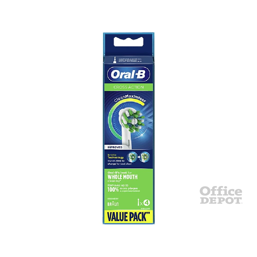 Oral-B EB50-4 Cross Action 4 db-os elektromos fogkefe pótfej szett