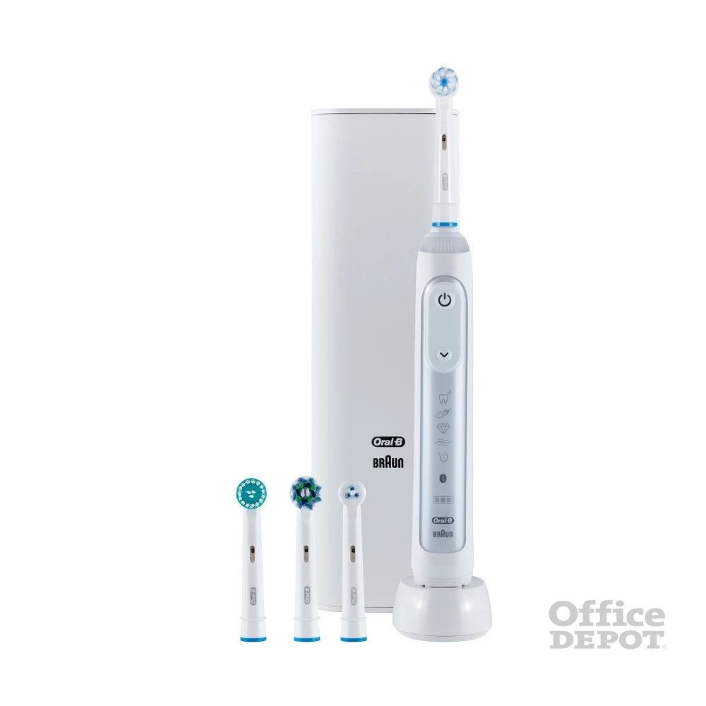 Oral-B Genius X 20000 Sensitive tokkal és pótfejekkel fehér elektromos fogkefe szett