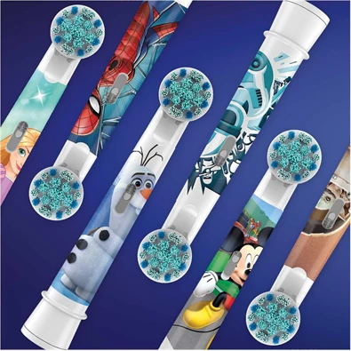 Oral-B Kids Jégvarázs 2 4 db-os fogkefefej szett Oral-B Kids Jégvarázs 2 4 db-os fogkefefej szett