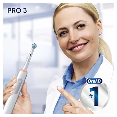 Oral-B Pro 3 3500 fehér elektromos fogkefe Oral-B Pro 3 3500 fehér elektromos fogkefe