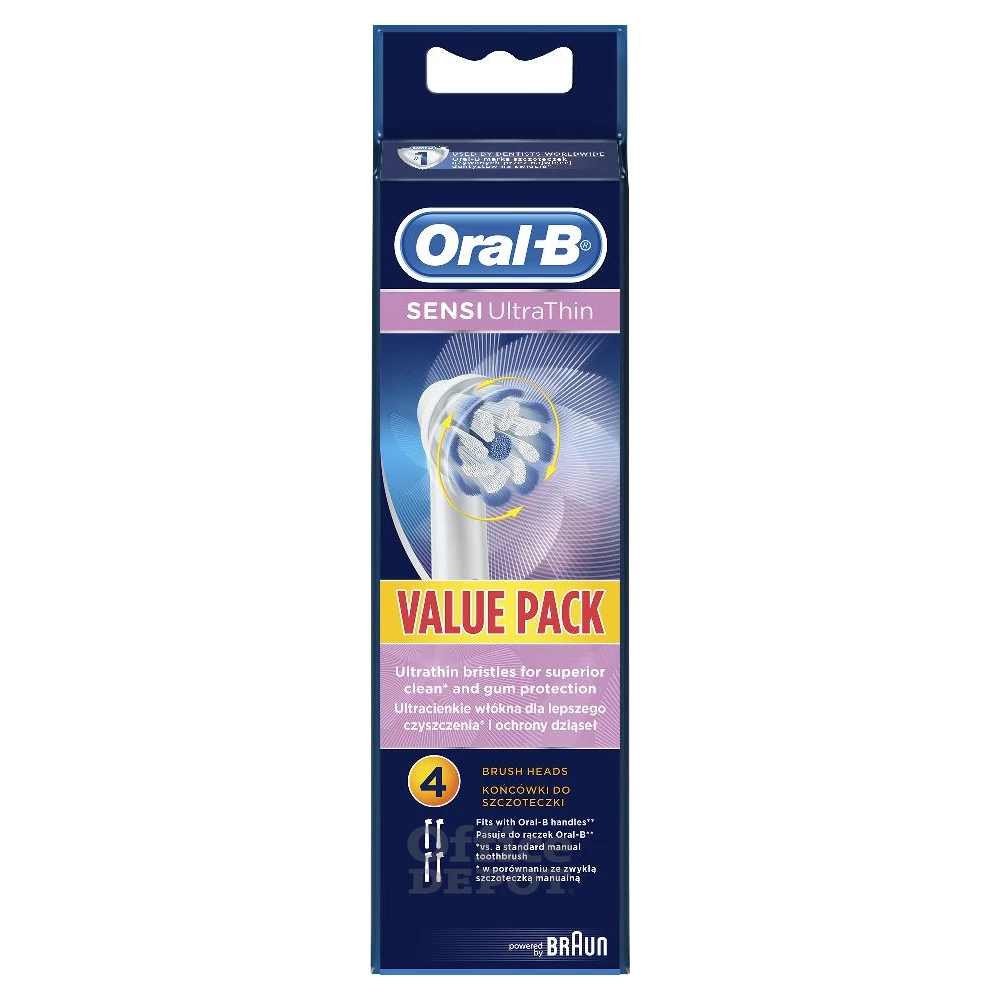 Oral-B EB60-4  Sensitive Clean 4 db-os fogkefefej szett
