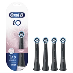 Oral-B iO Gentle Care Black Rainbow fekete 4 db-os fogkefefej szett Oral-B iO Gentle Care Black Rainbow fekete 4 db-os fogkefefej szett