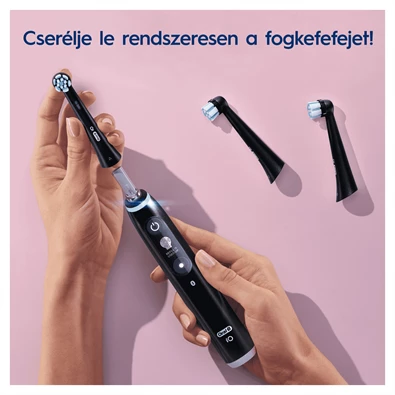 Oral-B iO Gentle Care Black Rainbow fekete 4 db-os fogkefefej szett Oral-B iO Gentle Care Black Rainbow fekete 4 db-os fogkefefej szett