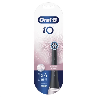 Oral-B iO Gentle Care Black Rainbow fekete 4 db-os fogkefefej szett Oral-B iO Gentle Care Black Rainbow fekete 4 db-os fogkefefej szett
