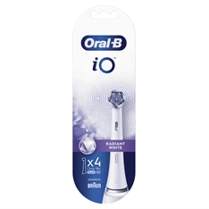 Oral-B iO Radiant White Rainbow fehér 4 db-os fogkefefej szett Oral-B iO Radiant White Rainbow fehér 4 db-os fogkefefej szett