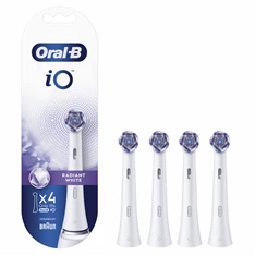 Oral-B iO Radiant White Rainbow fehér 4 db-os fogkefefej szett Oral-B iO Radiant White Rainbow fehér 4 db-os fogkefefej szett