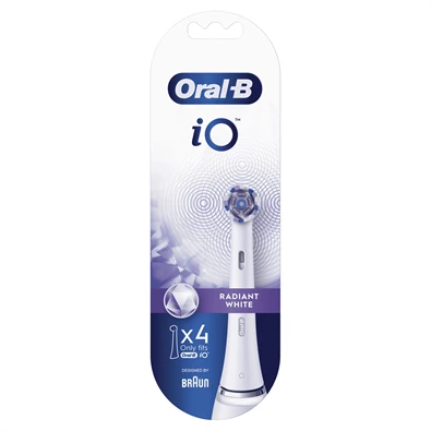 Oral-B iO Radiant White Rainbow fehér 4 db-os fogkefefej szett Oral-B iO Radiant White Rainbow fehér 4 db-os fogkefefej szett