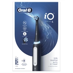 Oral-B iO Series 4 matt fekete elektromos fogkefe Oral-B iO Series 4 matt fekete elektromos fogkefe