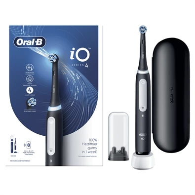 Oral-B iO Series 4 matt fekete elektromos fogkefe Oral-B iO Series 4 matt fekete elektromos fogkefe