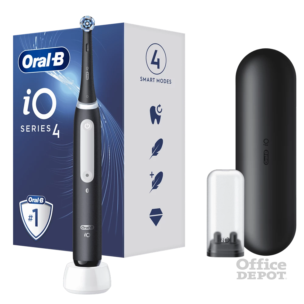Oral-B iO Series 4 matt fekete elektromos fogkefe