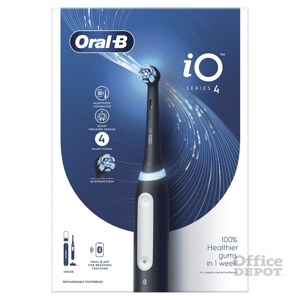 Oral-B iO Series 4 matt fekete elektromos fogkefe