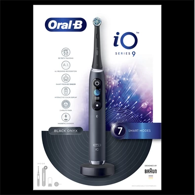 Oral-B iO series 9 fekete elektromos fogkefe Oral-B iO series 9 fekete elektromos fogkefe