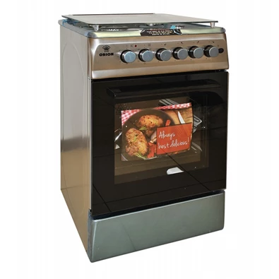 Orion FKO-502I inox kombinált gáztűzhely