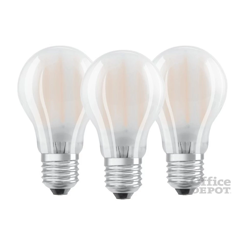 Osram Base matt üveg búra/7W/806lm/2700K/E27 LED körte izzó 3 db