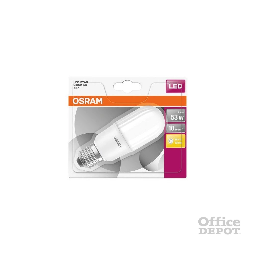 OSRAM LED STAR CL STICK FR 60 8W/827 E27 LED fényforrás