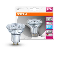 Osram Star PAR16 üveg ház/2,6W/230lm/4000K/GU10/230V LED spot izzó Osram Star PAR16 üveg ház/2,6W/230lm/4000K/GU10/230V LED spot izzó