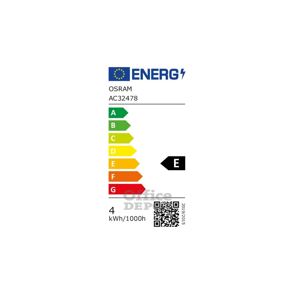 Osram Star opál üveg búra/4,5W/470lm/2700K/E27 LED Edison körte izzó